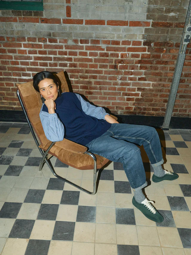 Juella LS Stripe Combi Knit