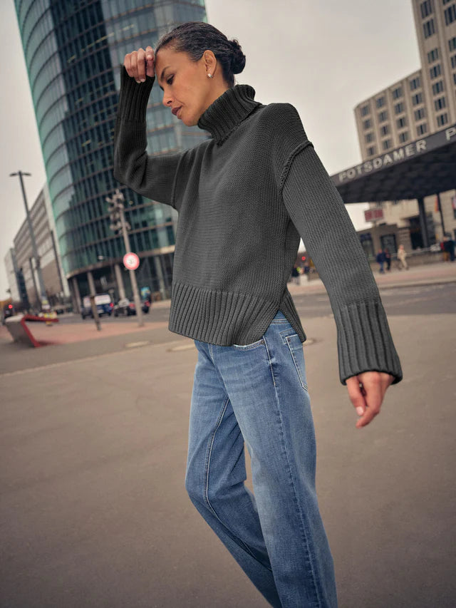 Rola Bine Rollneck Knit Black