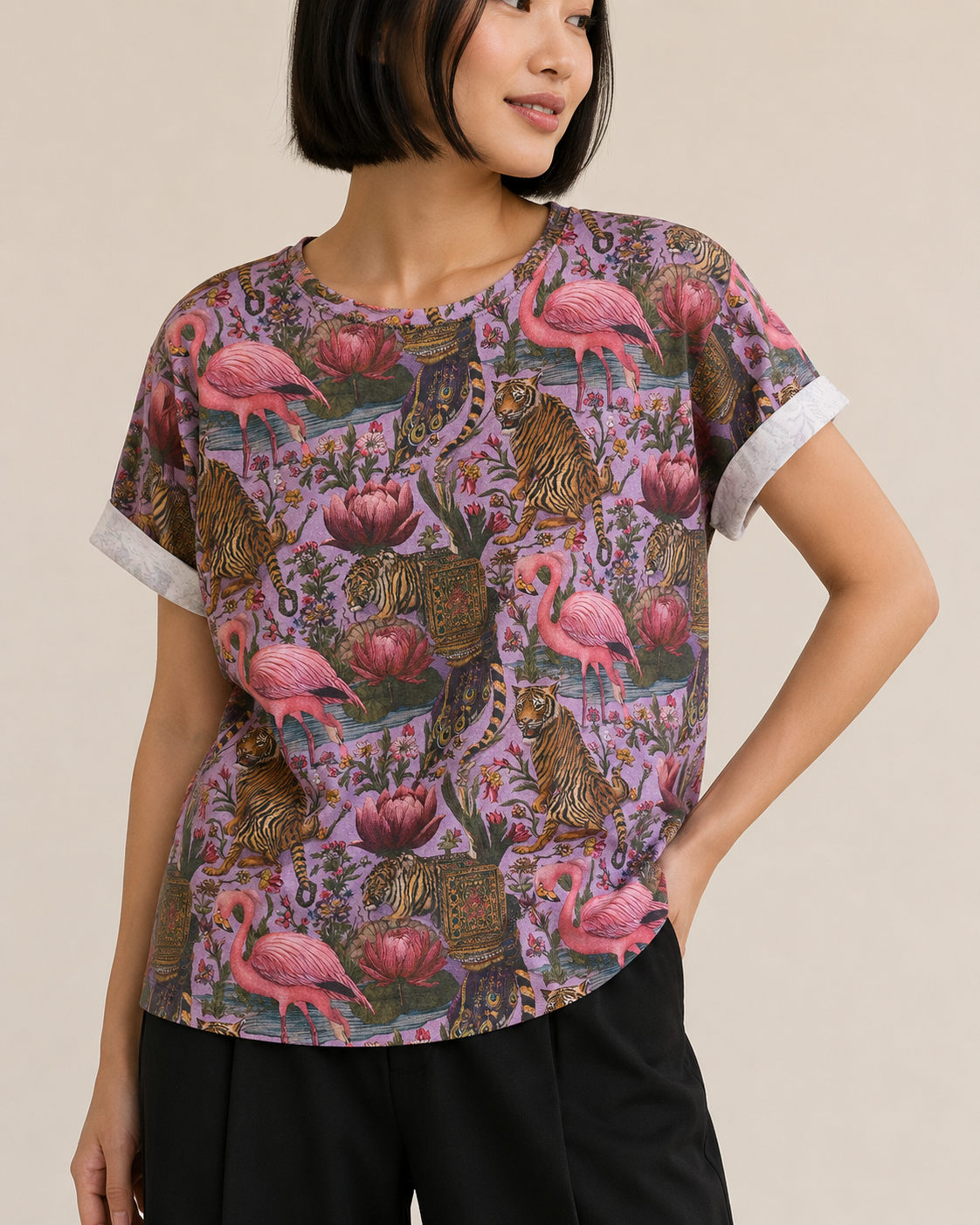 SHERYL MAY TIGERS T SHIRT / DESIGNER CLOTHING GALLERY NZ