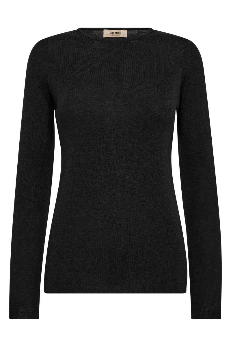 Bouch O Neck Knit Black W26