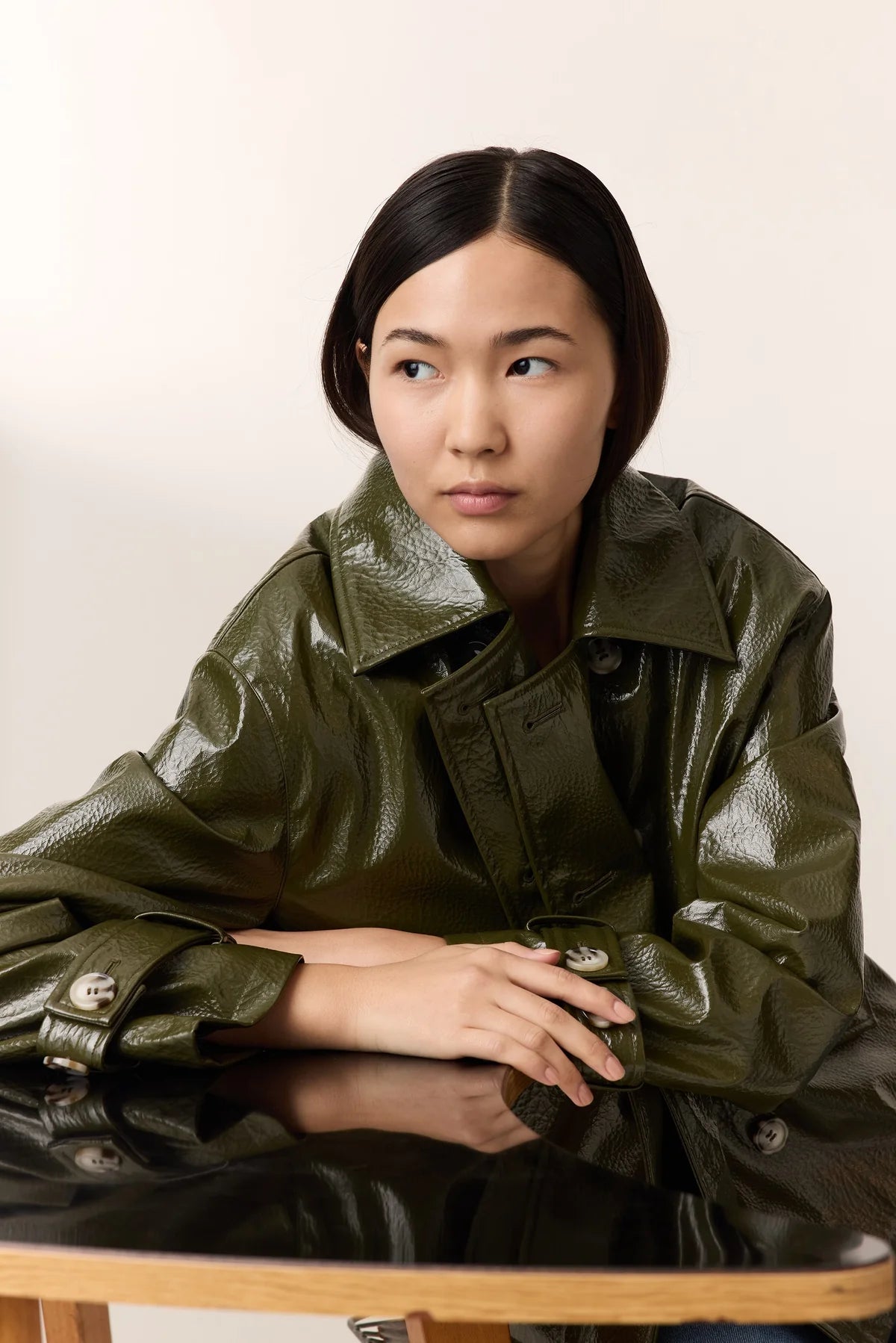 Vanni Short Coat Green