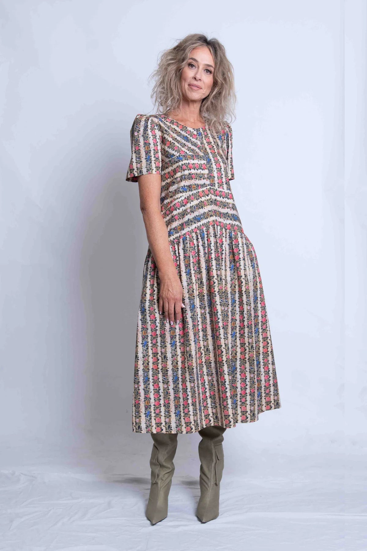 Floral Vine Audrey Dress