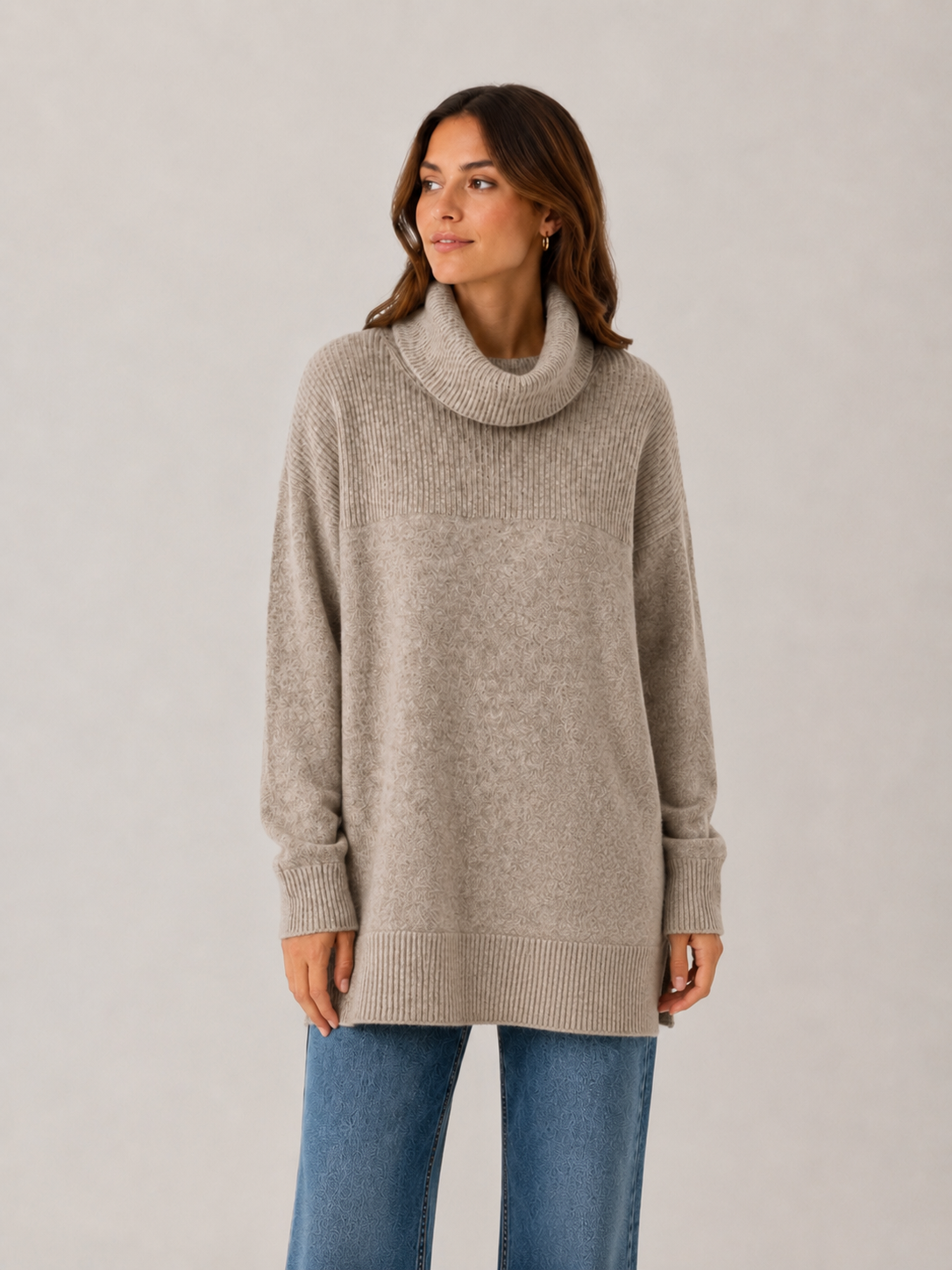 LOTHLORIAN BEIGE JUMPER / DESIGNER CLOTHING GALLERY NZ