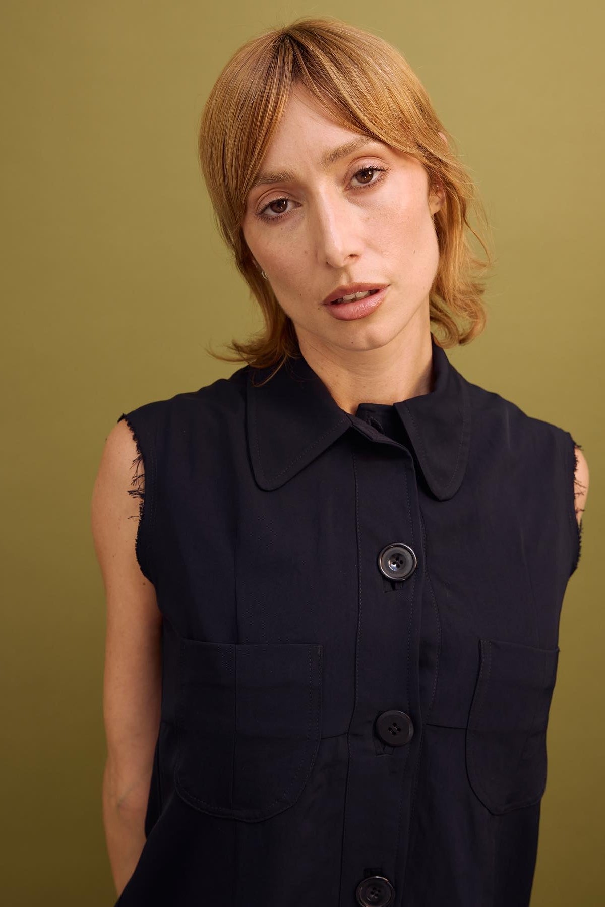 MASAMI BLACK VEST / DESIGNER CLOTHING GALLERY GREYTOWN