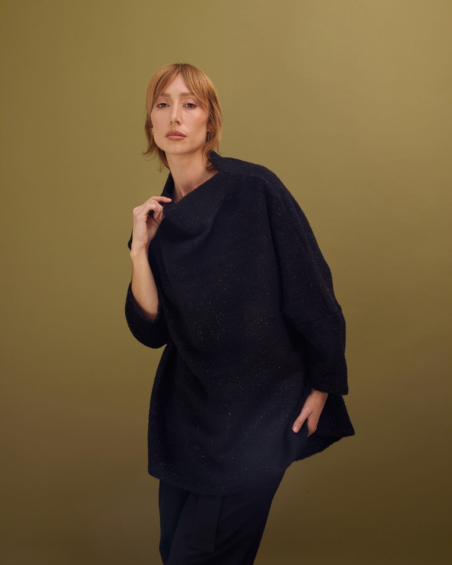 TUBE SWEAT WOOL ANGORA ALPACA
