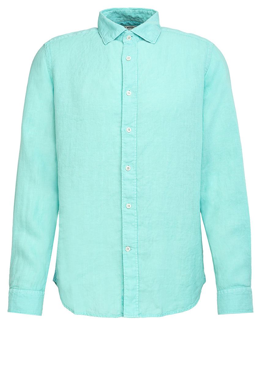 Fil Noir Men's Shirt Aqua Designer Clothing Gallery Greytown