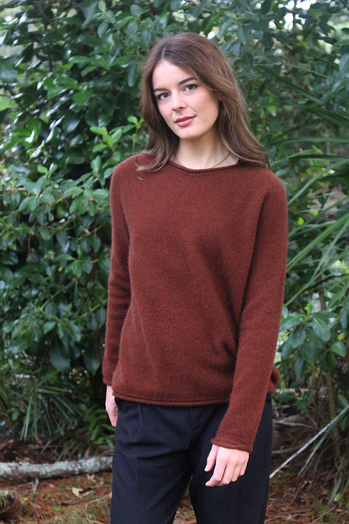 Scroll Jumper Russet