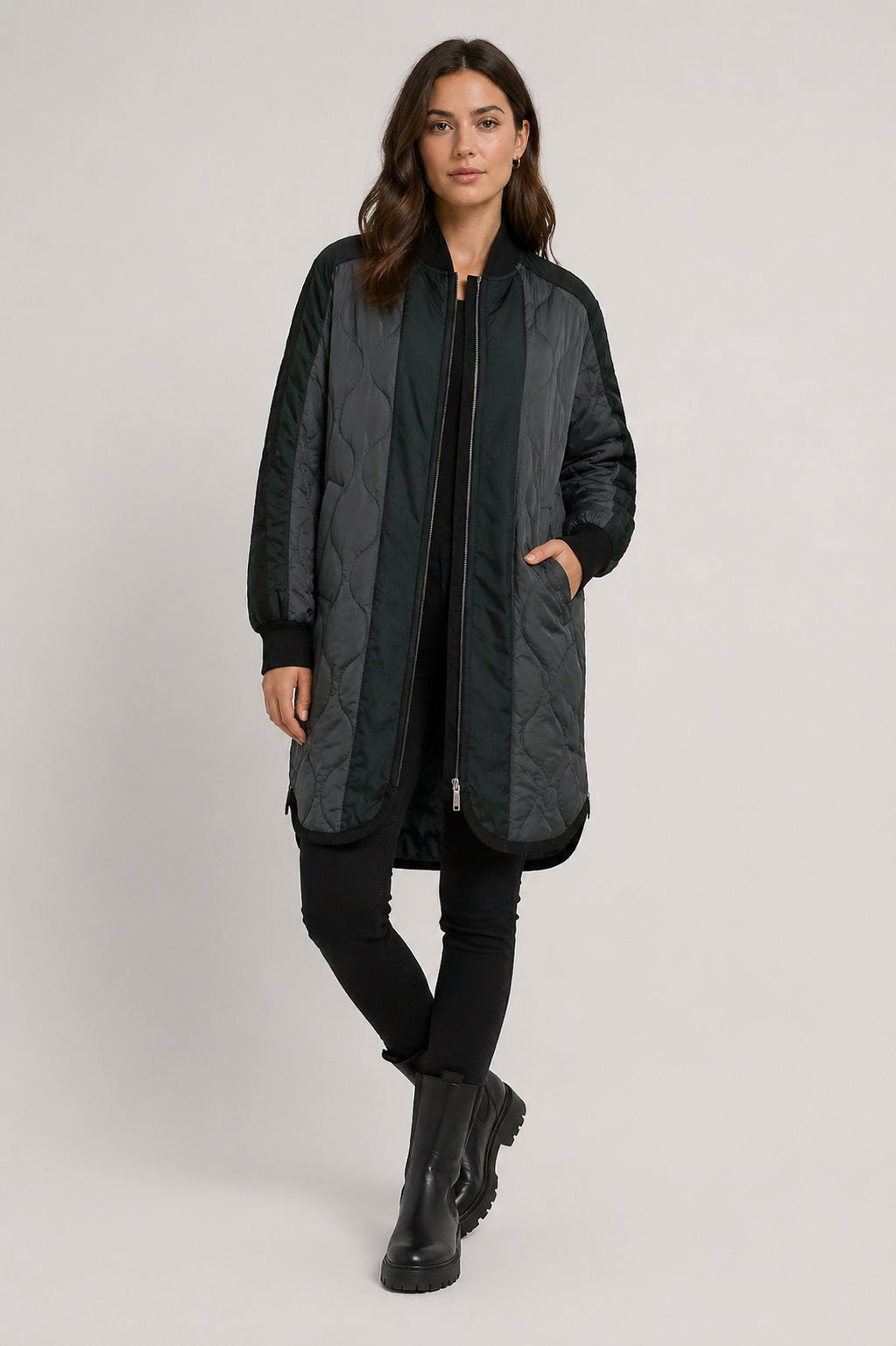 WOMEN COAT GREY MOS MOSH / DESIGNER CLOTHING GALLERY NZ