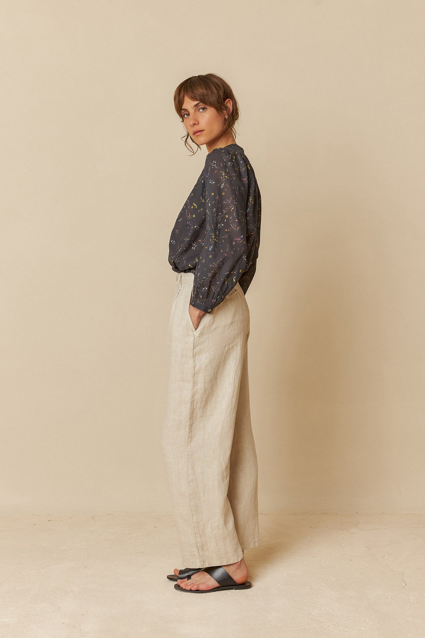 Indi and Cold Beige Trousers Designer Clothing Gallery Greytown