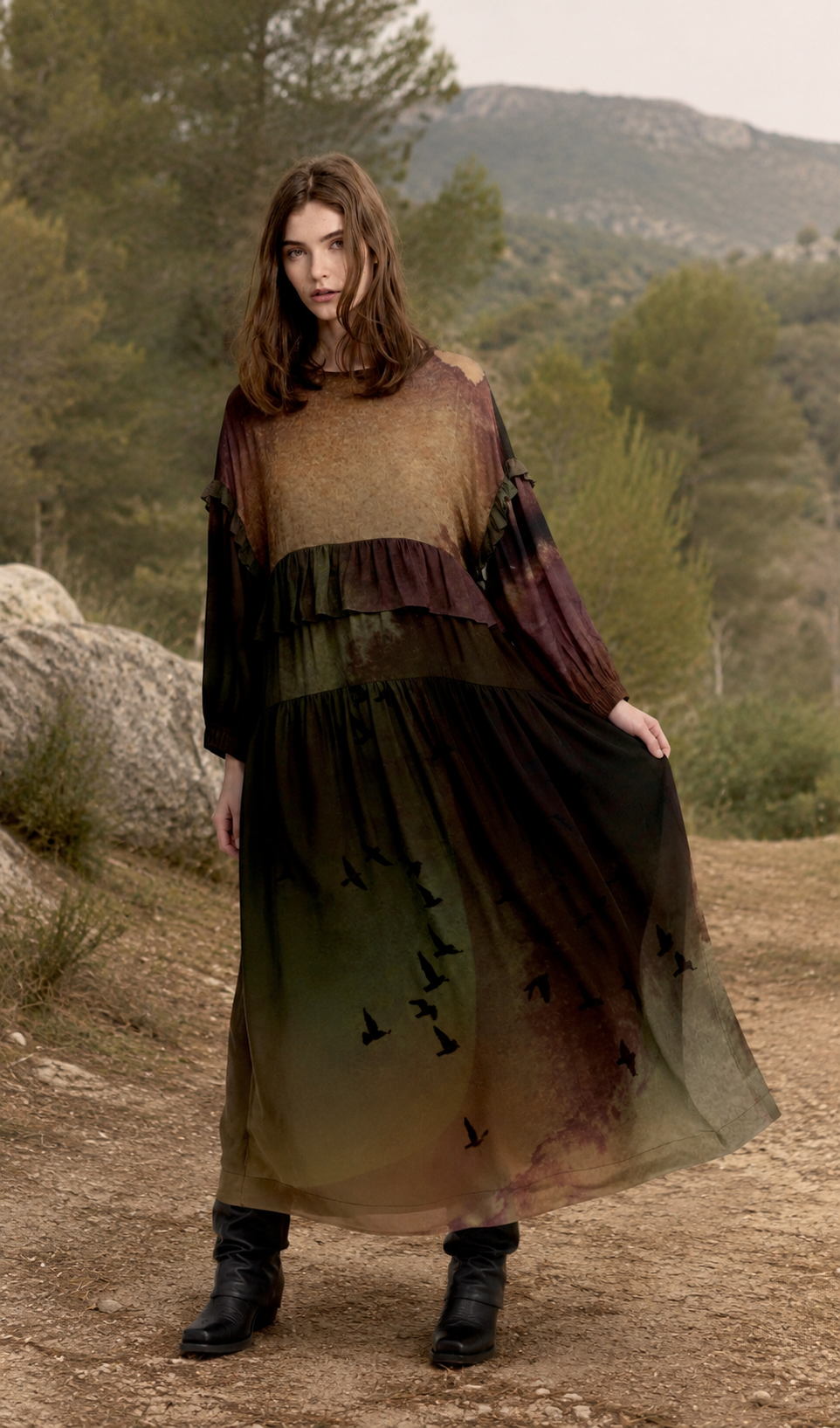 SALASAI BIRD DRESS / DESIGNER CLOTHING GALLERY NZ