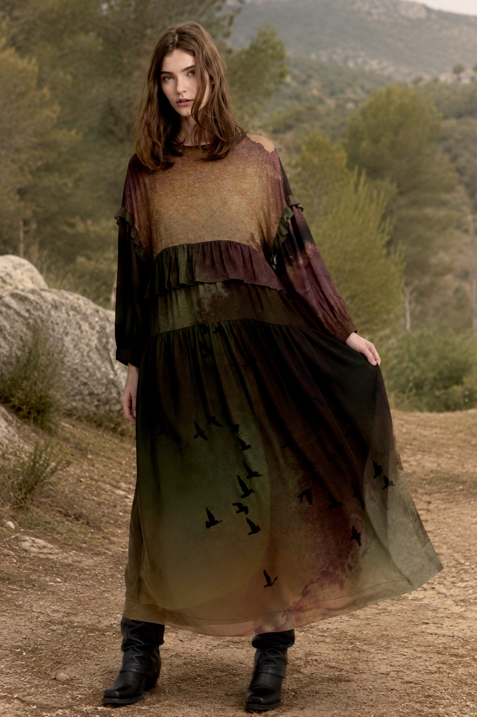 SALASAI BIRD DRESS / DESIGNER CLOTHING GALLERY NZ