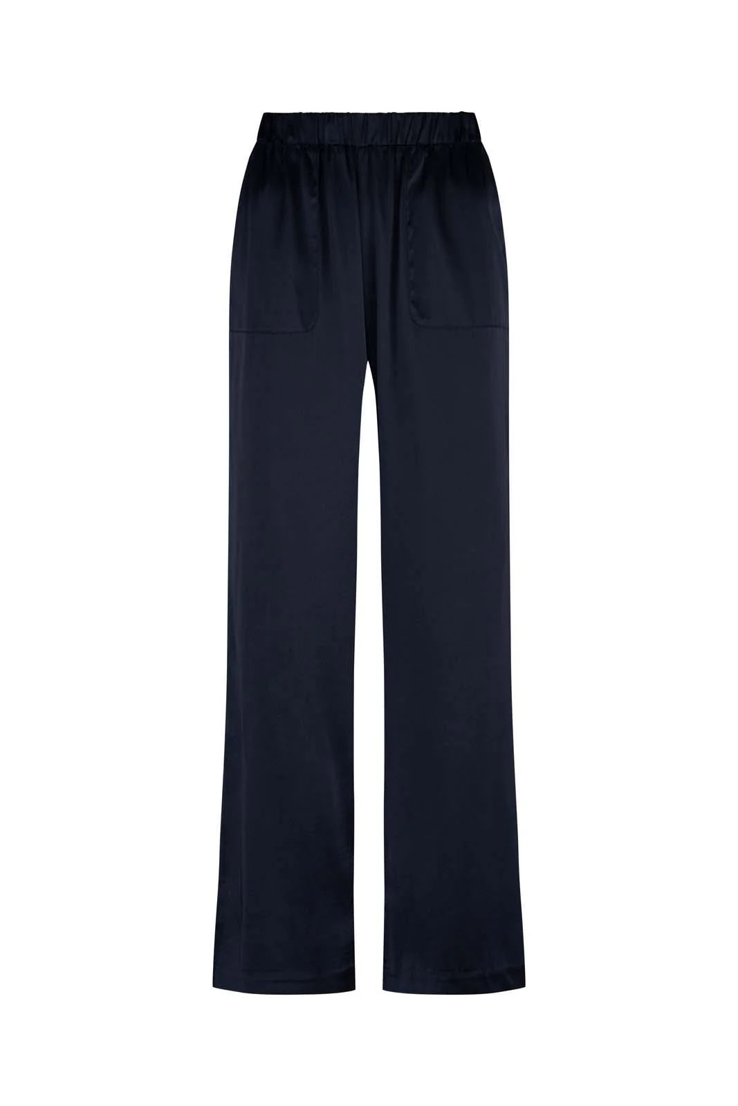 Silk Black Pants (Lightness of being slouch Pant Black)