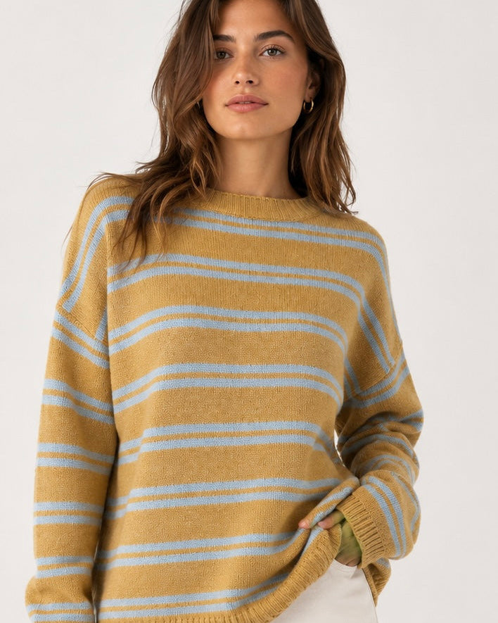 MOS MOSH JUMPER GOLD / DESIGNER CLOTHING GALLERY NZ