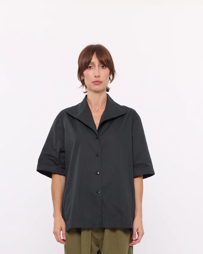 MASAMI BLACK SHIRT / DESIGNER CLOTHINGGALLERY GREYTOWN