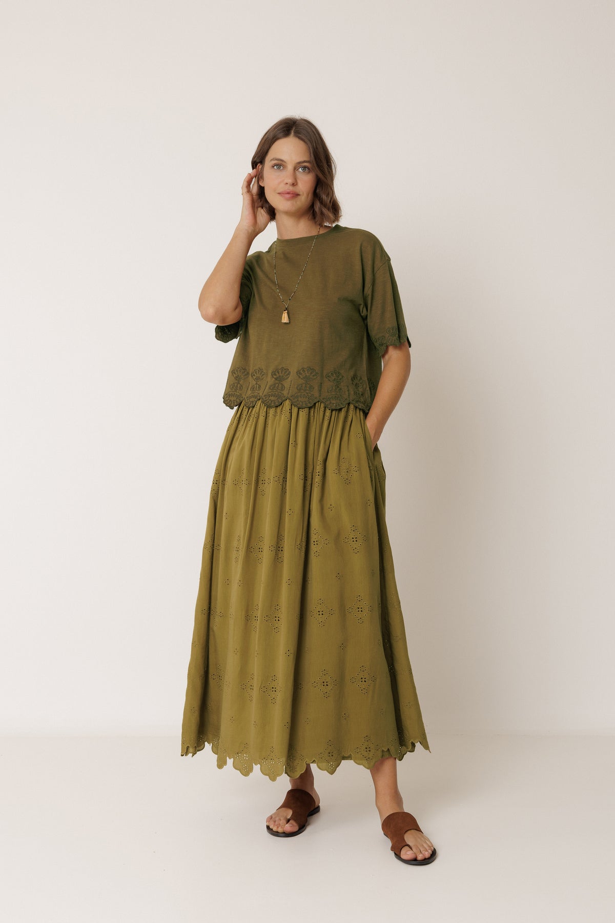 INDI AND COLD SKIRT /DESIGNER CLOTHING GALLERY NZ