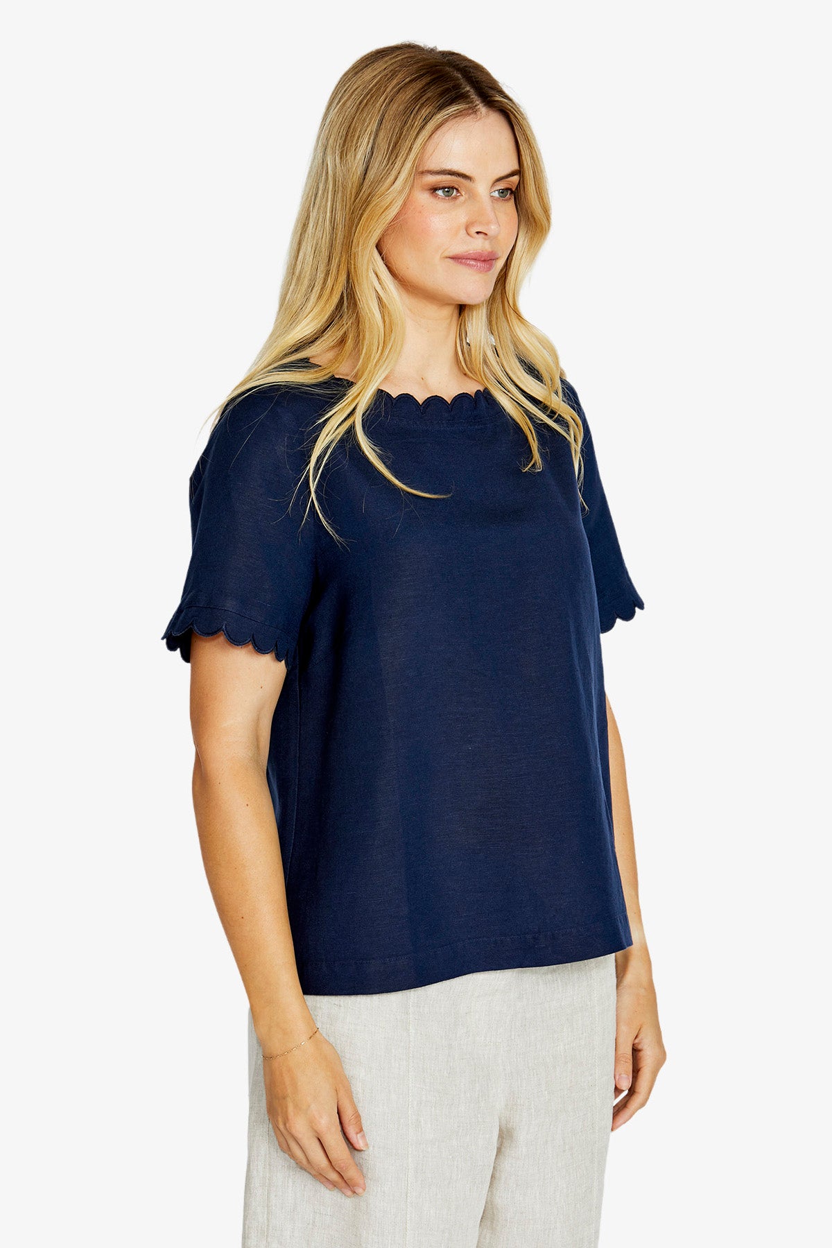 Monica Top Navy