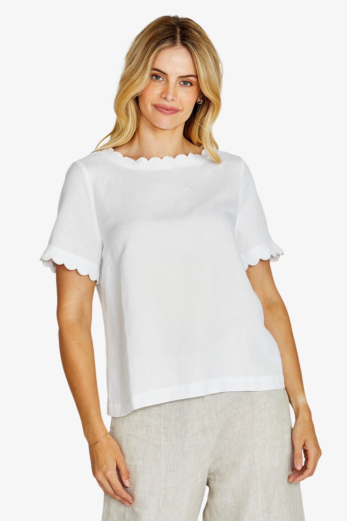Monica Top White