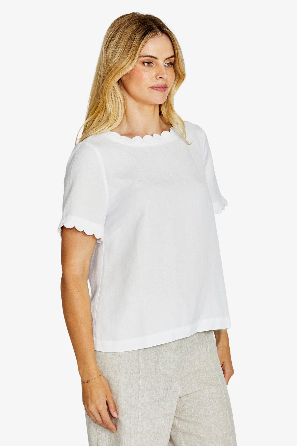 Monica Top White