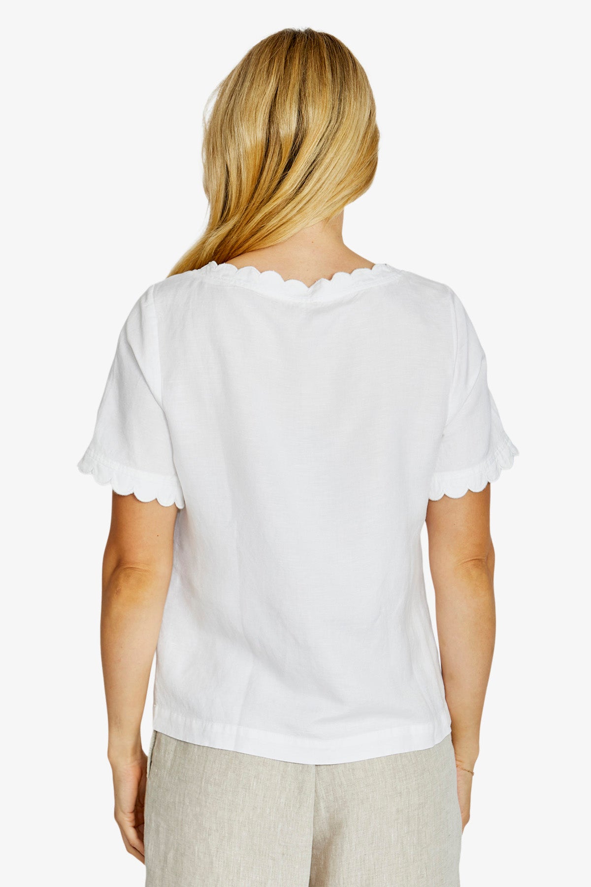 Monica Top White