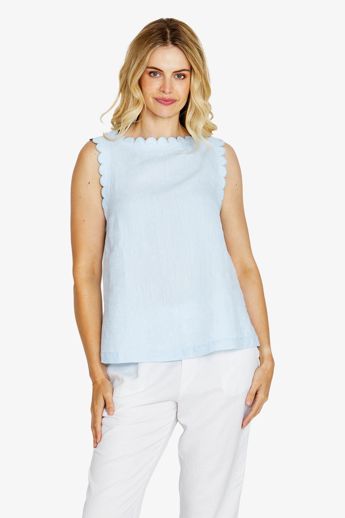 Margie Top Light Blue