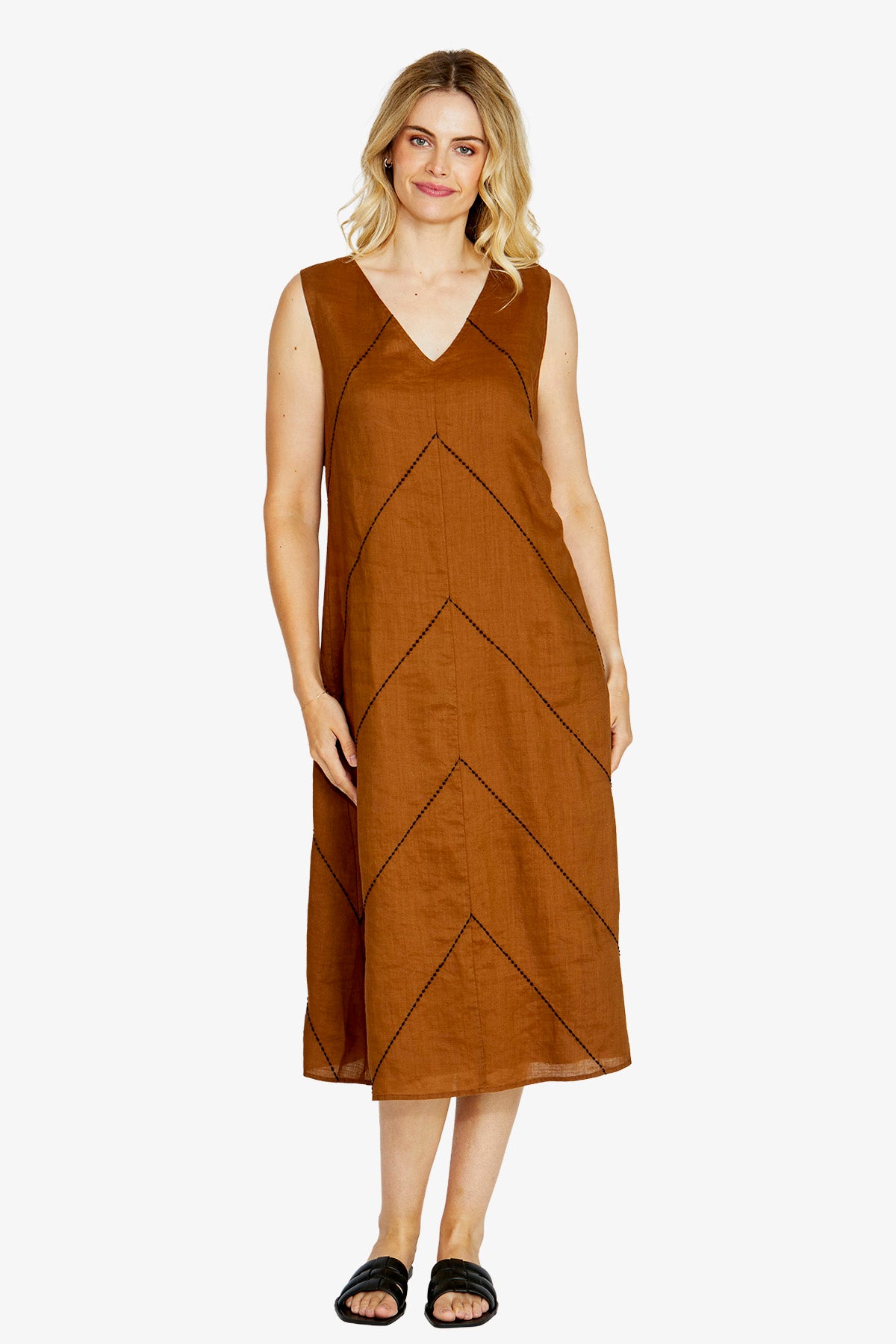 Charli Dress Contrast