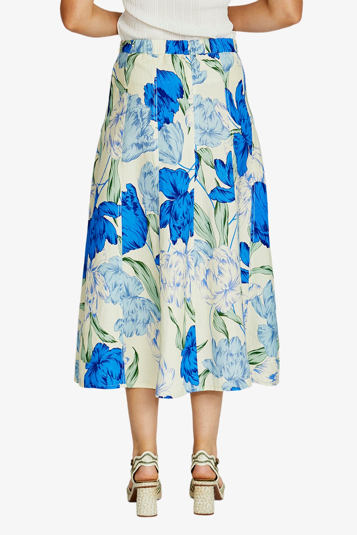 Santorini Skirt Print