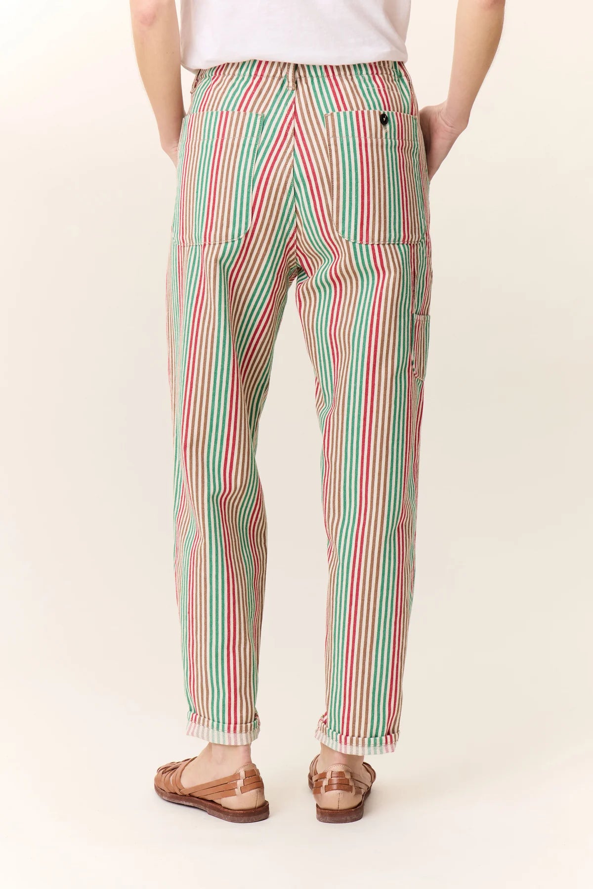 Leon and Harper Trousers Stripes Designer Clothing Gallery Greytown