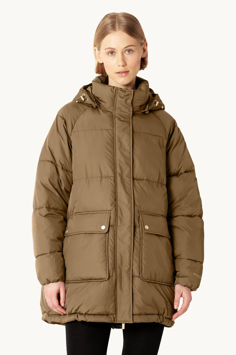 Oversized Padded Coat Mocca