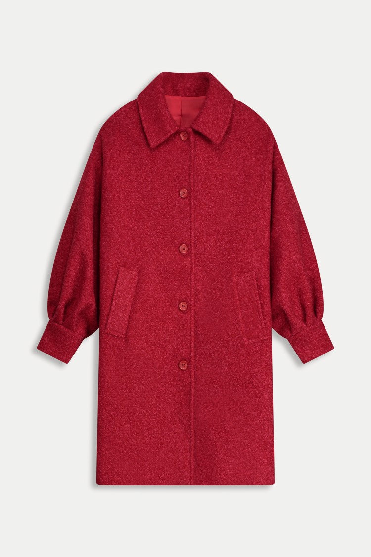 Coat Scarlet Red