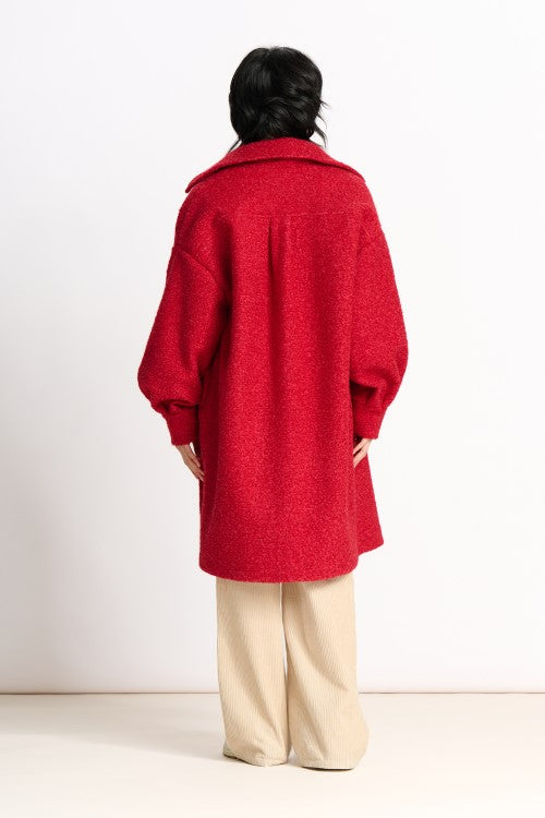 Coat Scarlet Red