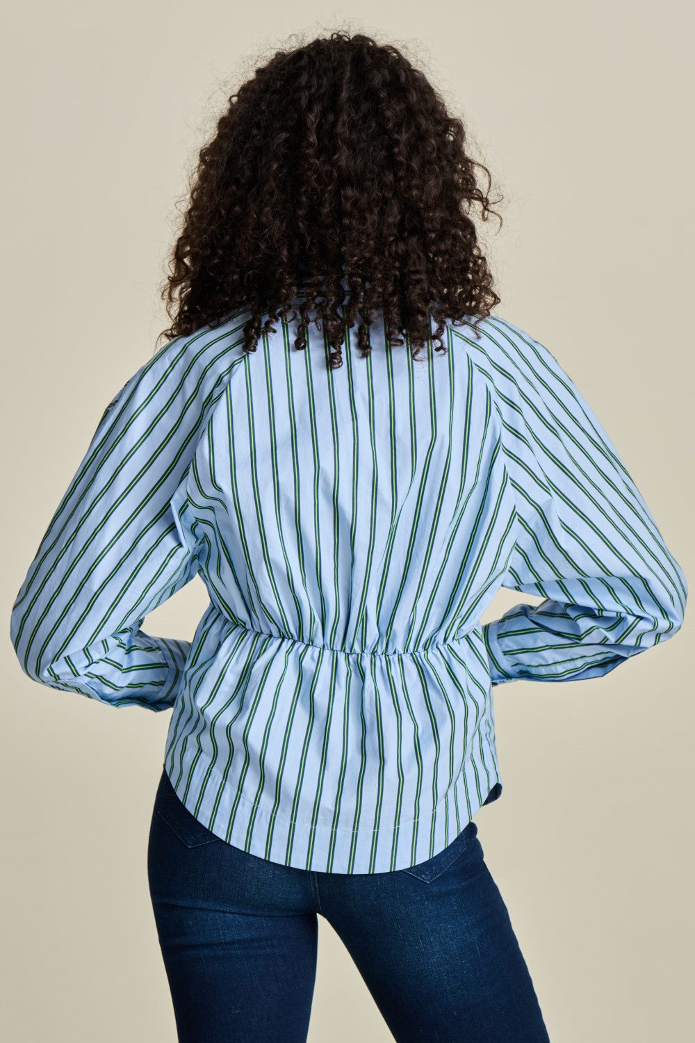 POM Amsterdam Poplin Striped Blouse