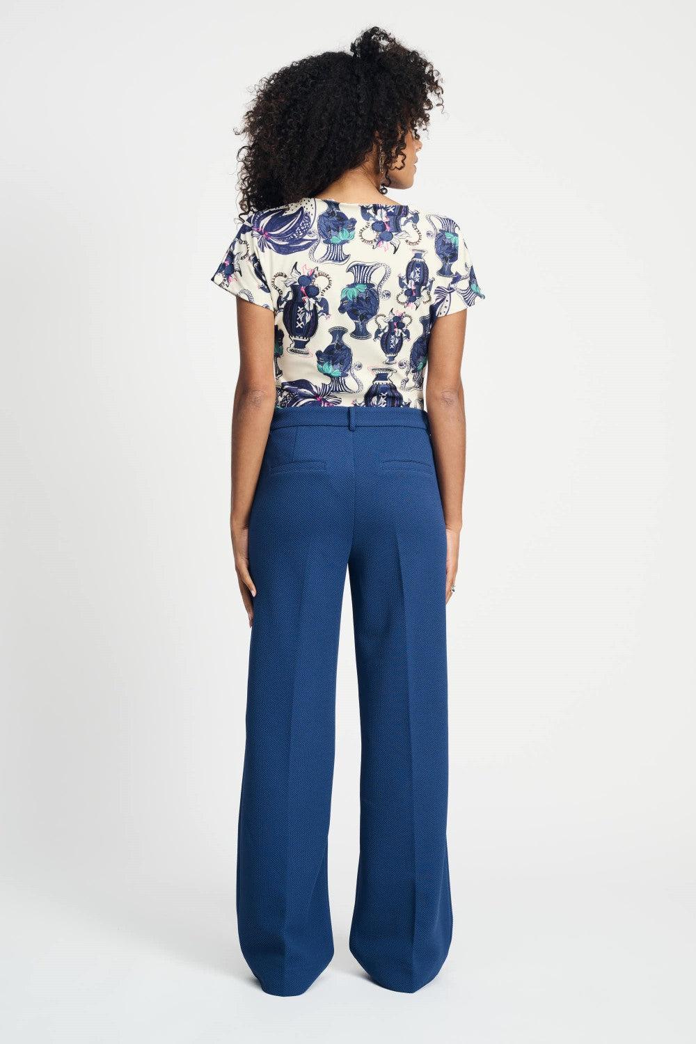 Wide Leg Blue Sapphire Pants