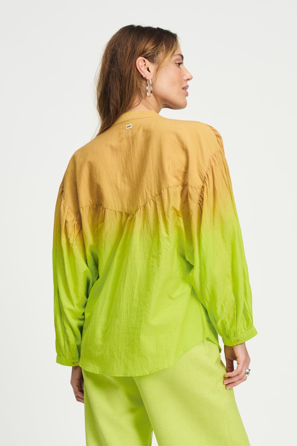 Faded Summer Lime Blouse