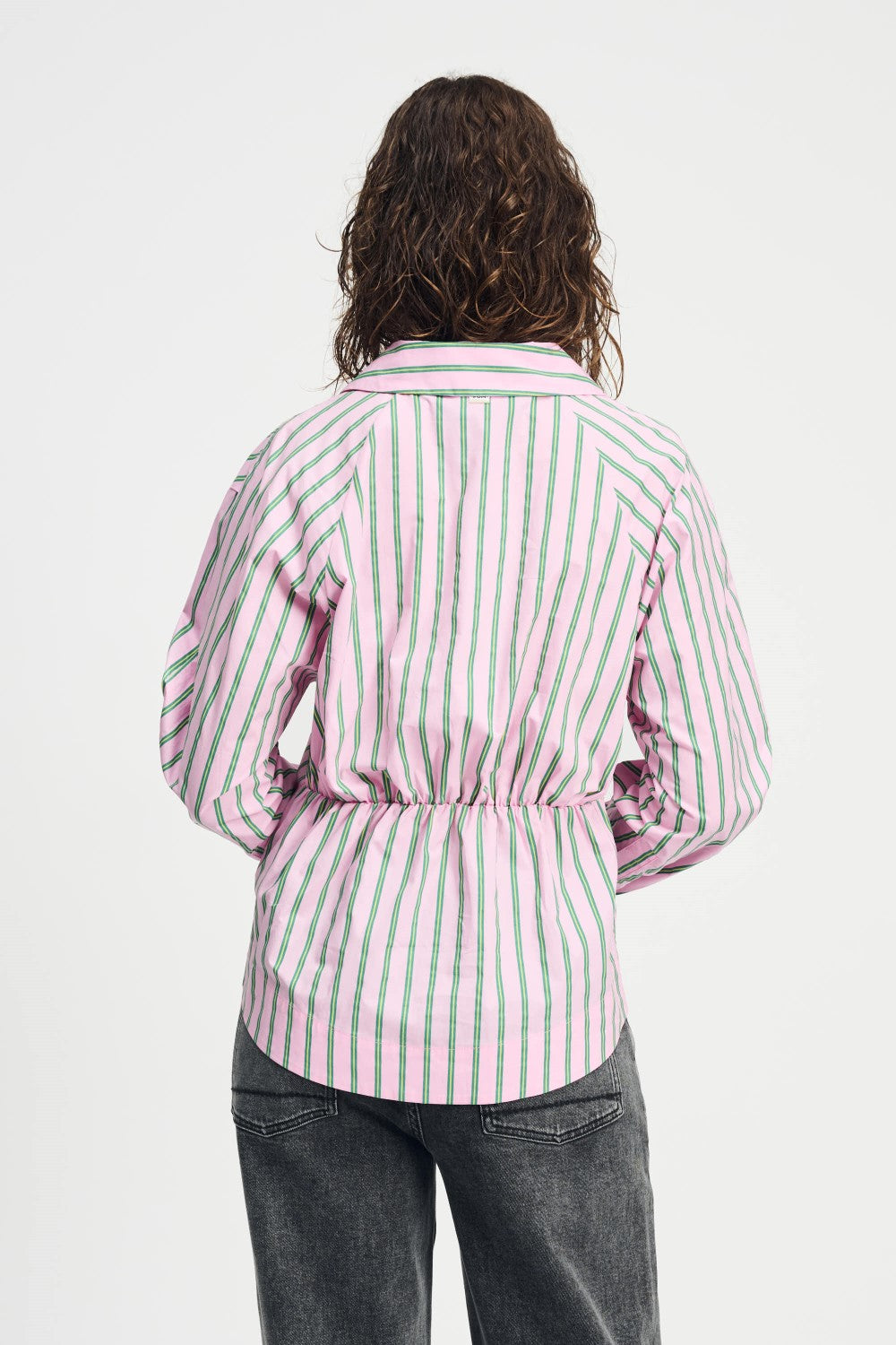 Stripes Poplin Rose Blouse
