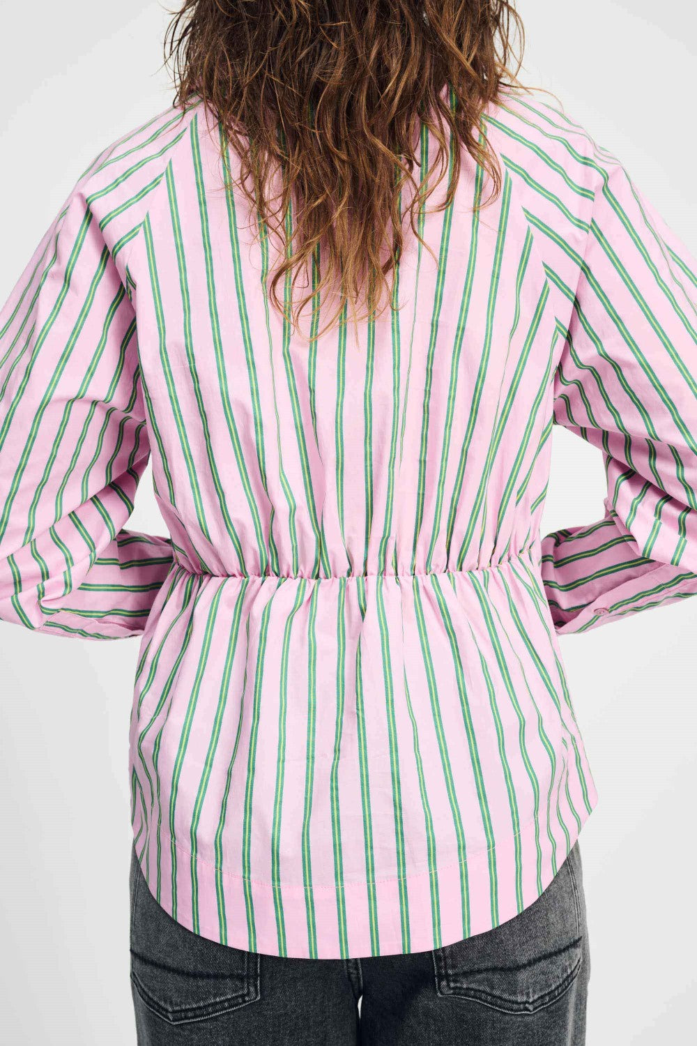 Stripes Poplin Rose Blouse