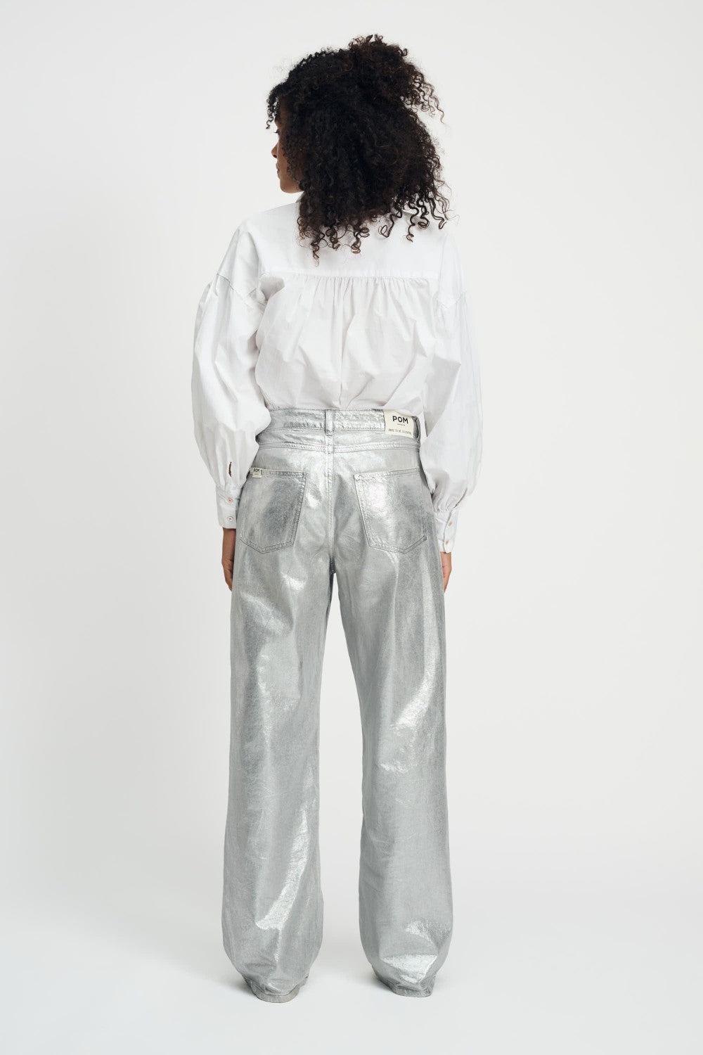 Shimmer Denim Grey Jeans