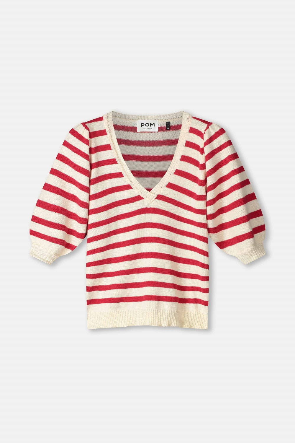 Striped Scarlet Red Pullover