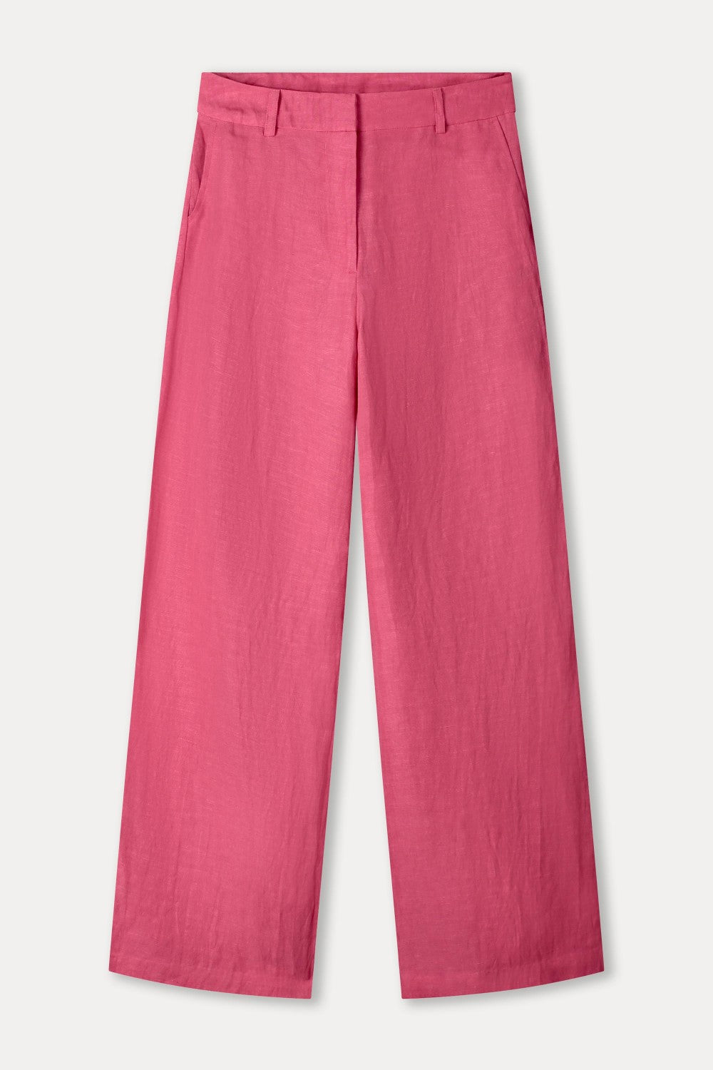 Raspberry Linen Pants