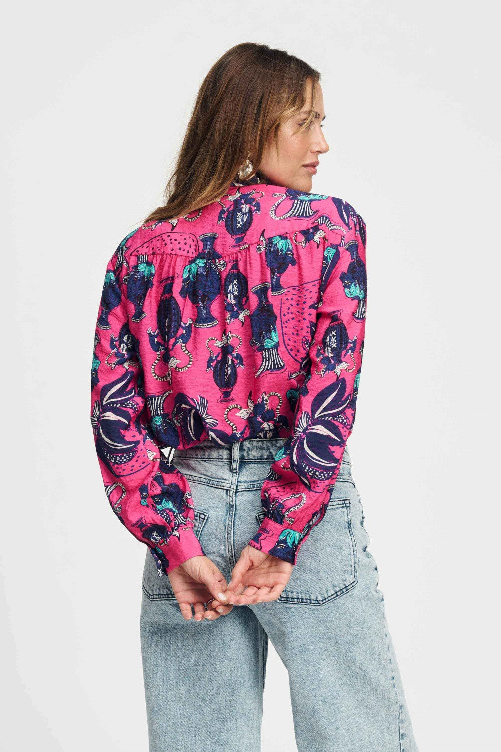 Milly Vases Pink Blouse
