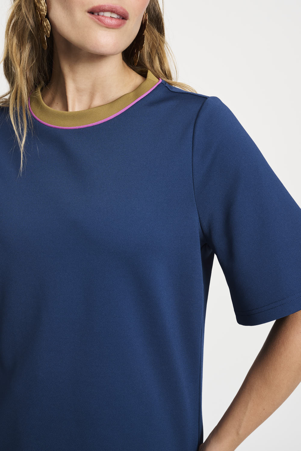 POM Amsterdam Blue Top | Designer Clothing Gallery Greytown