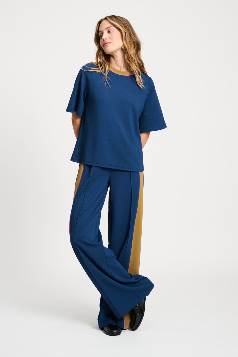 POM Amsterdam Blue Top | Designer Clothing Gallery Greytown