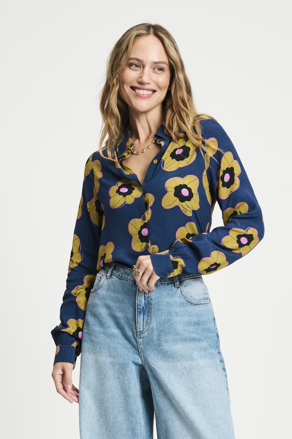 POM Asmsterdam Flower Blouse Designer Clothing Gallery Greytown