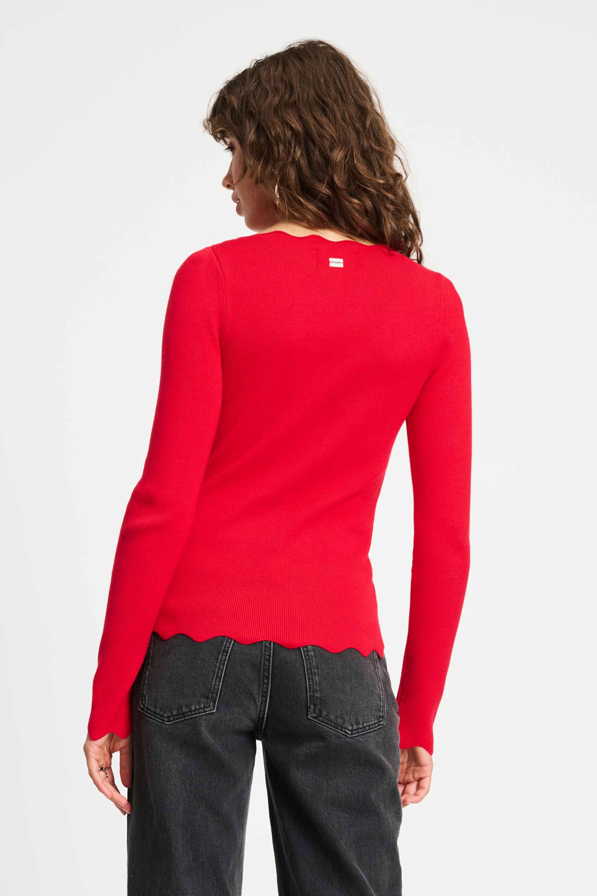 POM Amsterdam Red Top | Designer Clothing Gallery Greytown