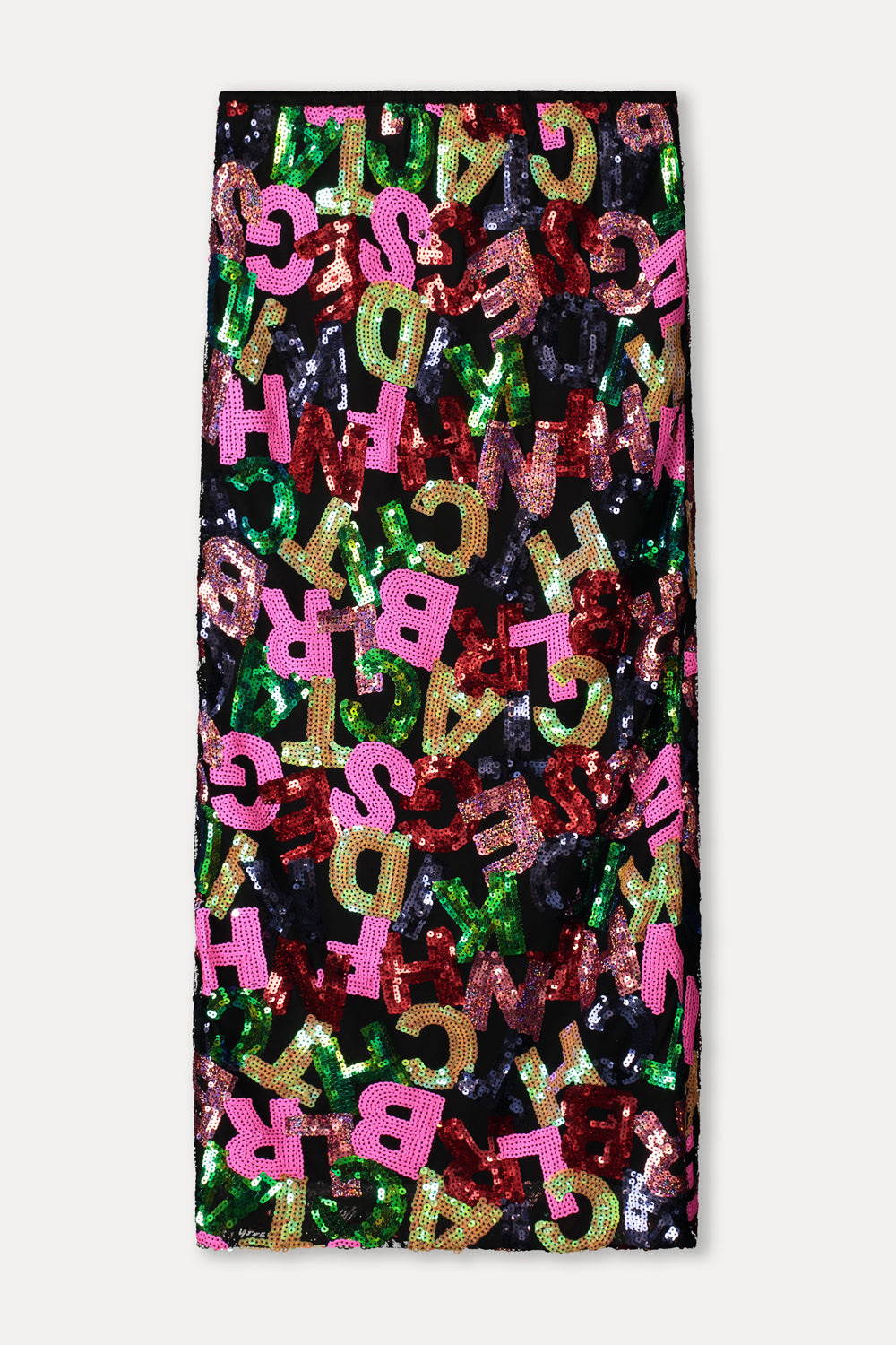 Skirt Splashing Letters
