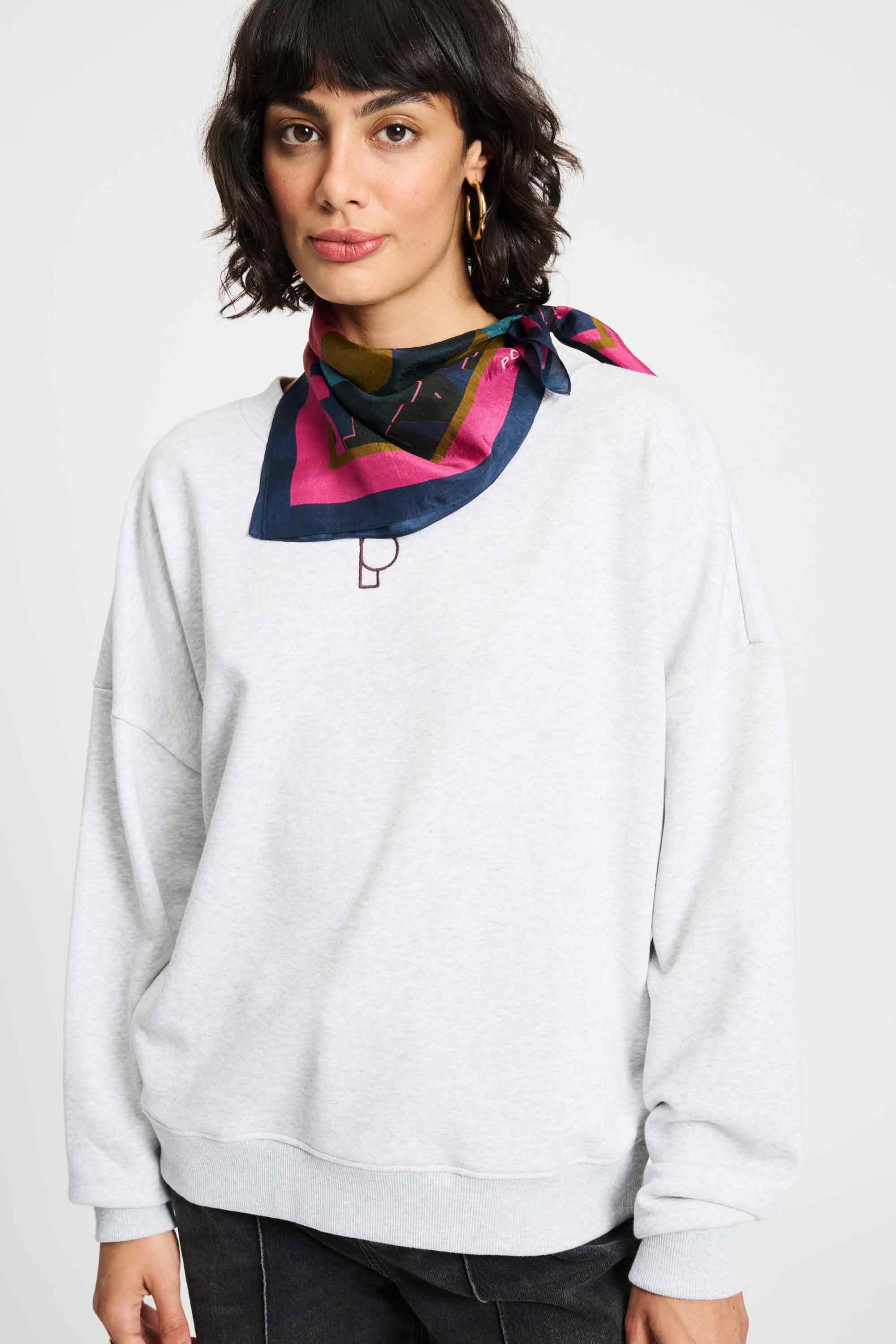 Shawl Croissant Romance Pink