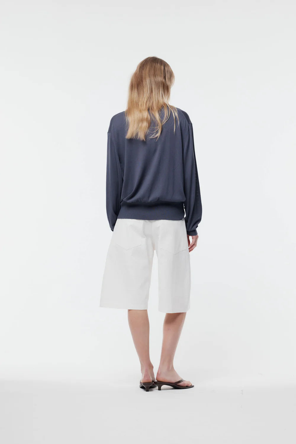 GREGORY MULBERRY BLUE JUMPER / DESIGNER CLOTHING GALLERY NZ
