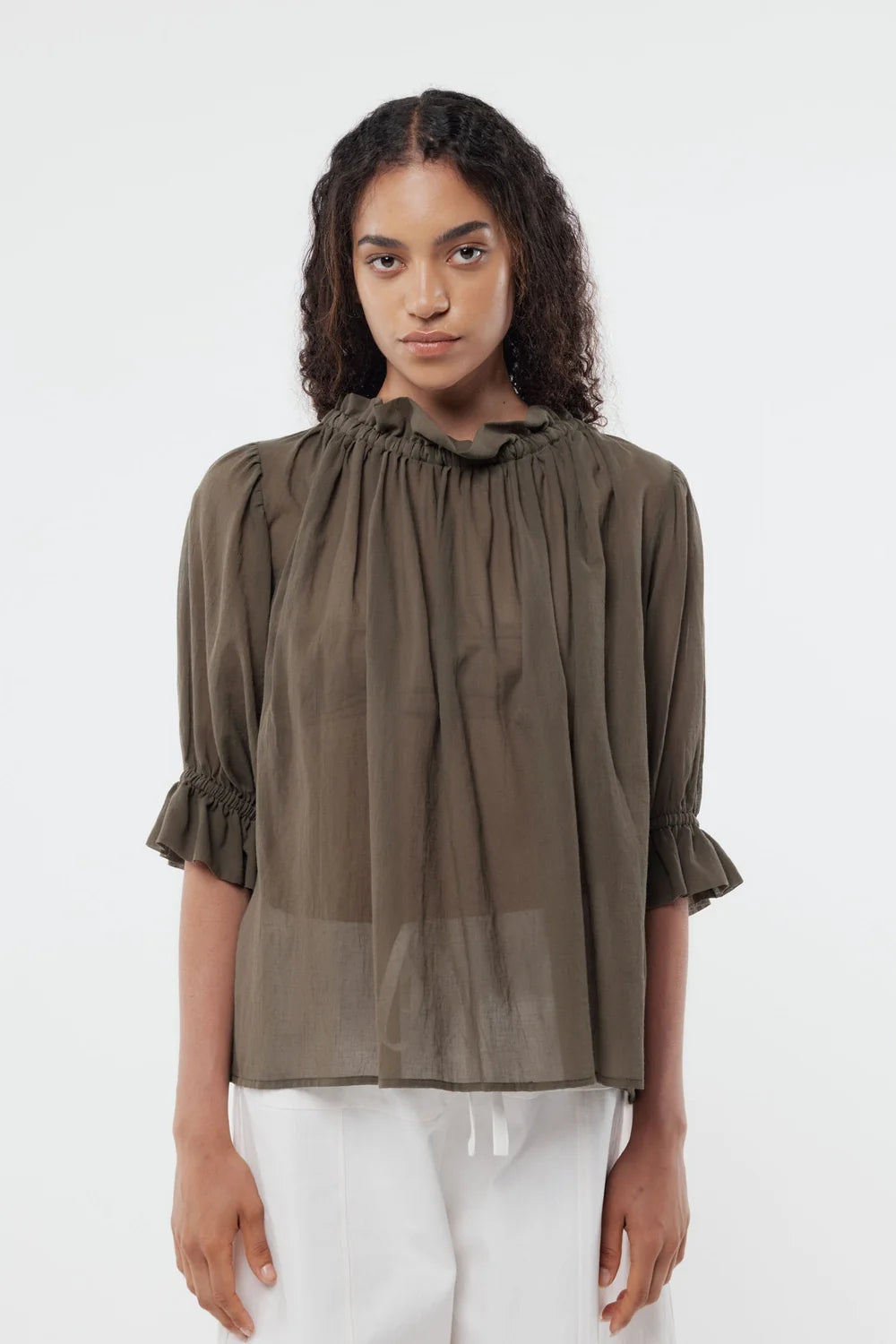 Peddle Top Khaki