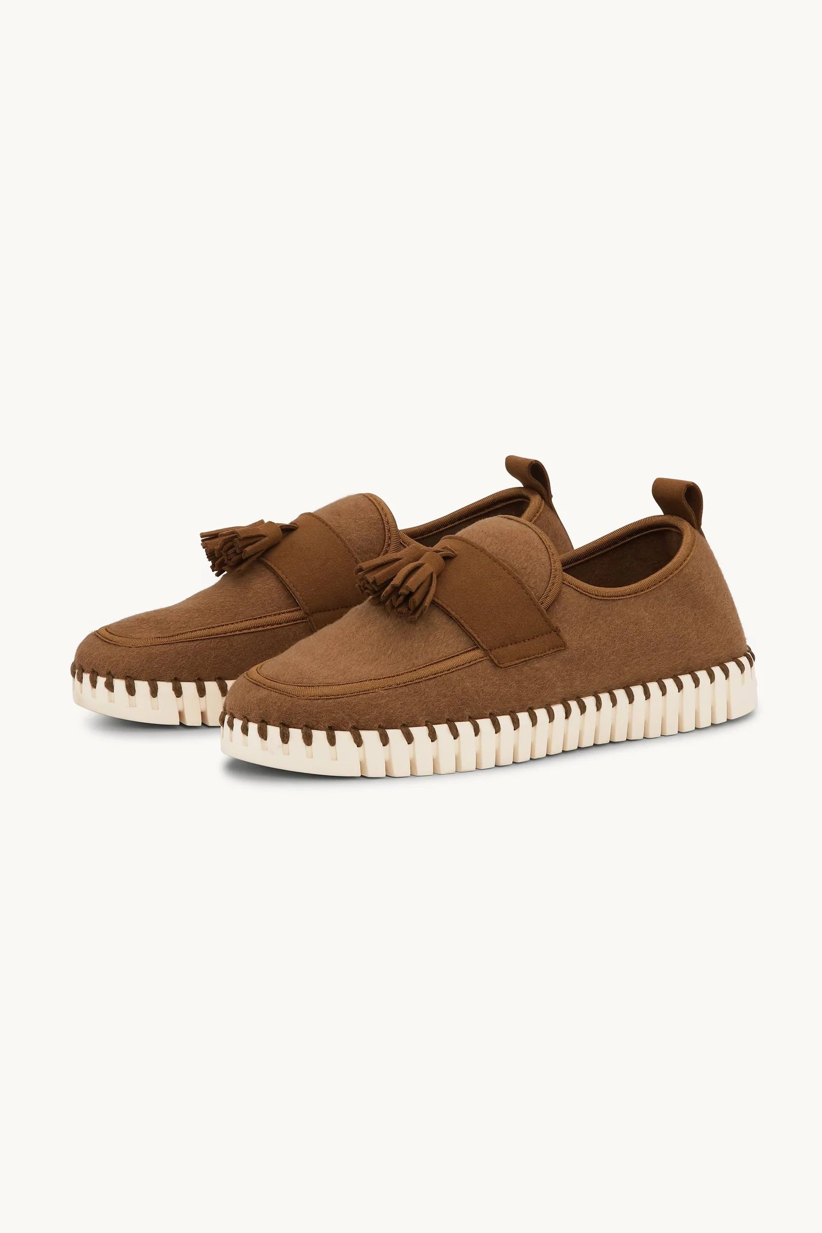 Tulip Wool Loafer Cashew