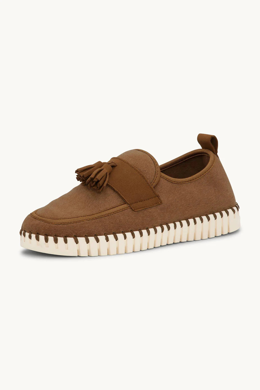 Tulip Wool Loafer Cashew
