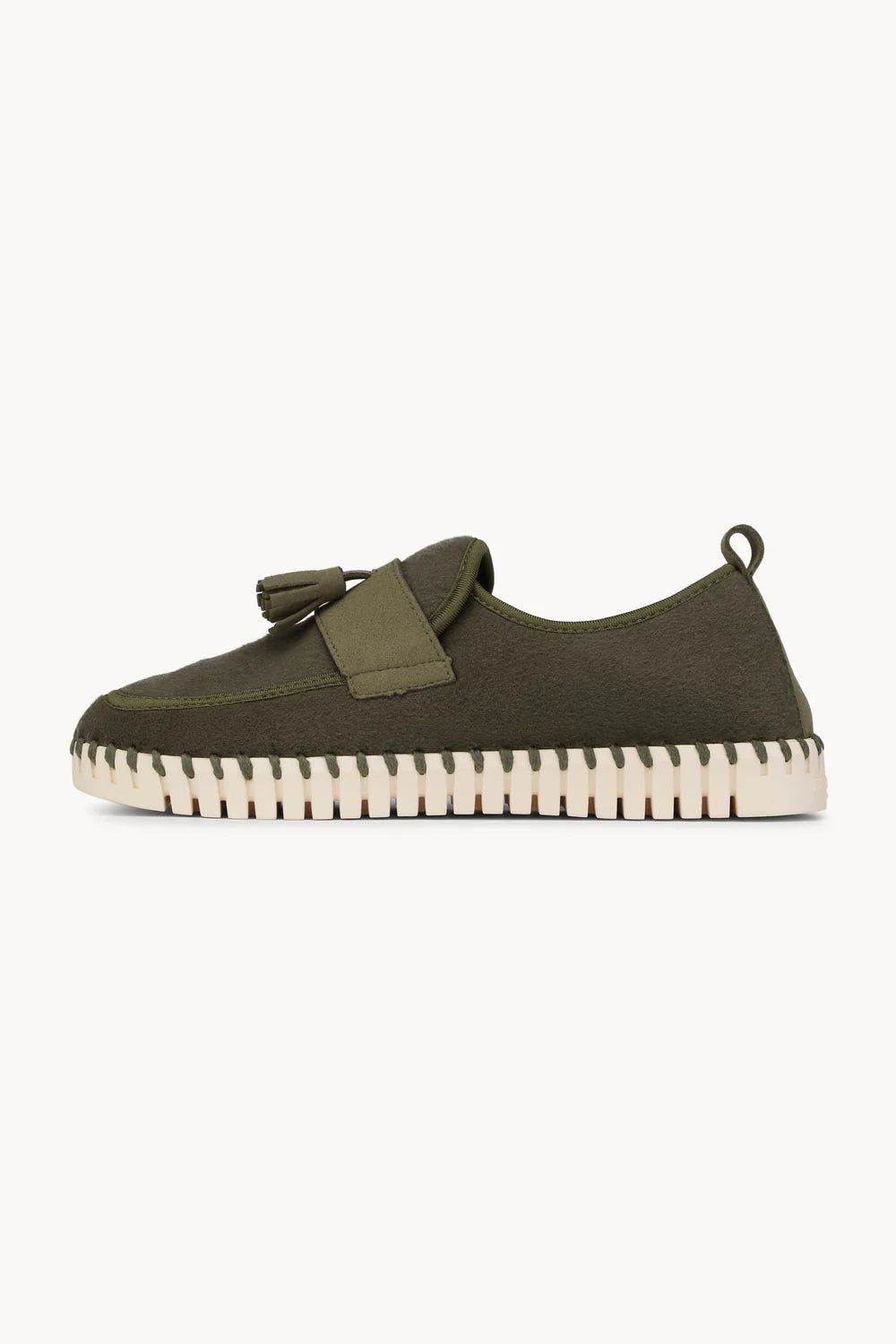 Tulip Wool Loafer Army